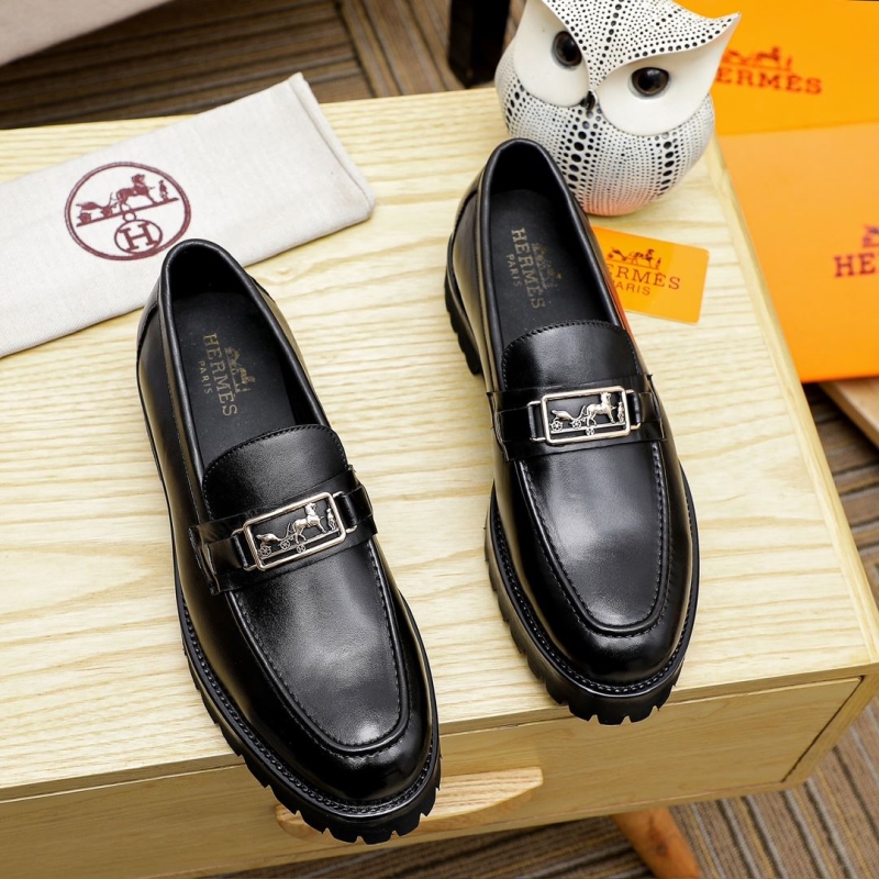 H**mes leather shoes